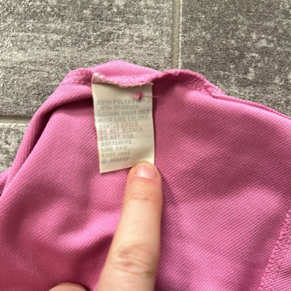 Greg Norman Pink Play Dry Golf Shirt Small - Picture 7 of 7